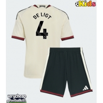Manchester United Matthijs de Ligt #4 Replica Third Minikit 2026-27 Short Sleeve (+ pants)